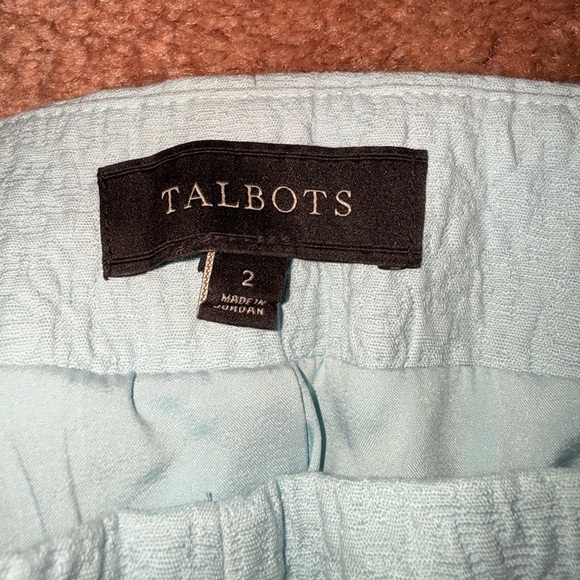 Talbots Ankle-Length Pants in Soft Blue - Picture 2 of 3